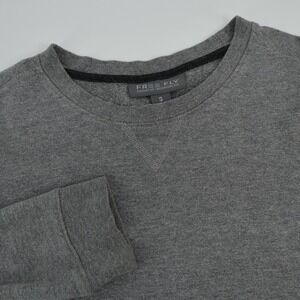 Free Fly‎ Bamboo Crew Neck Long Sleeve Heather Gray Sweatshirt Shirt Mens Small